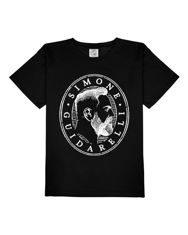 T-Shirt LOGO black | white printed | Simone Guidarelli