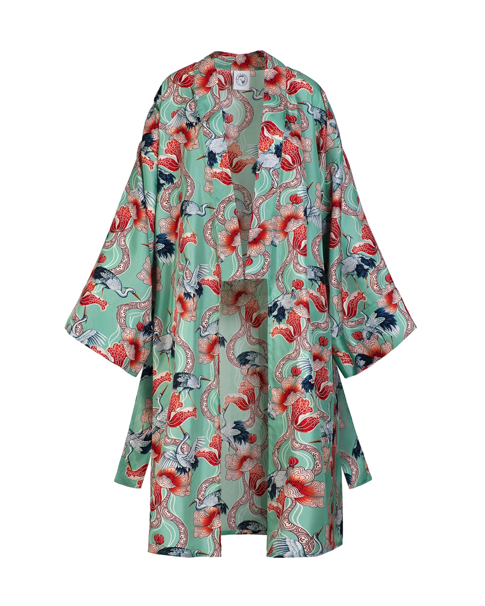 Kimono Wings of Water Aubergine | Simone Guidarelli